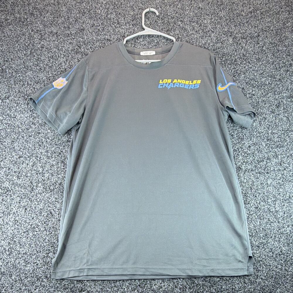 Nike Los Angeles Chargers Team Issued Dri-FIT Shirt Gray Men’s Large